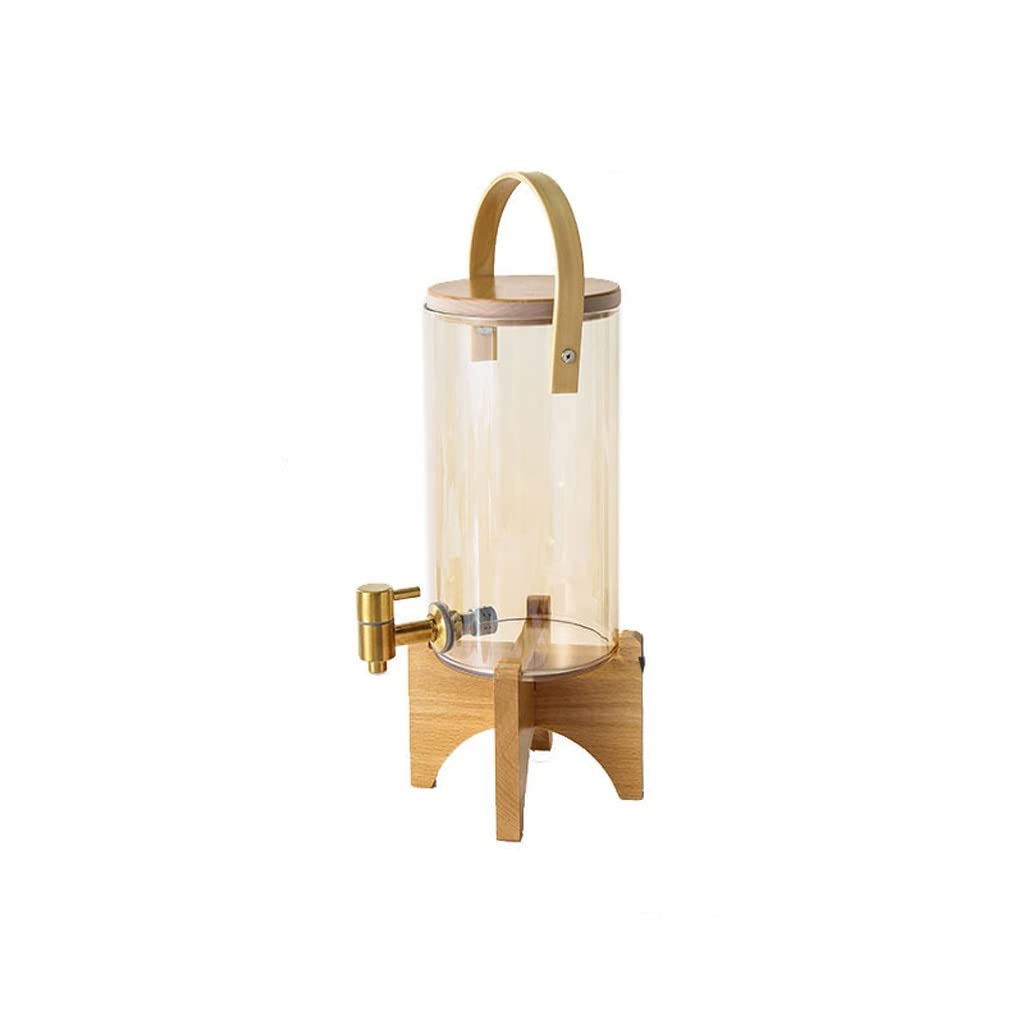 Glass Cold Water Pitcher with Faucet Large Capacity L413