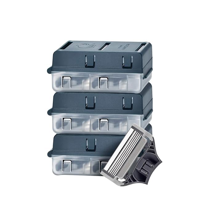 12 Count 5-Blade Razor Blade Refills Q4576