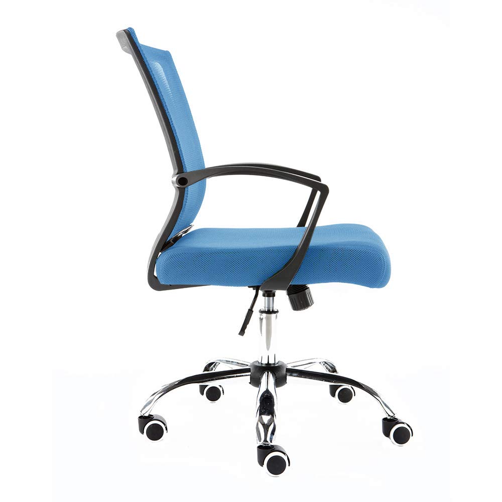 Black Blue Ergonomic Mesh Office Chair D665