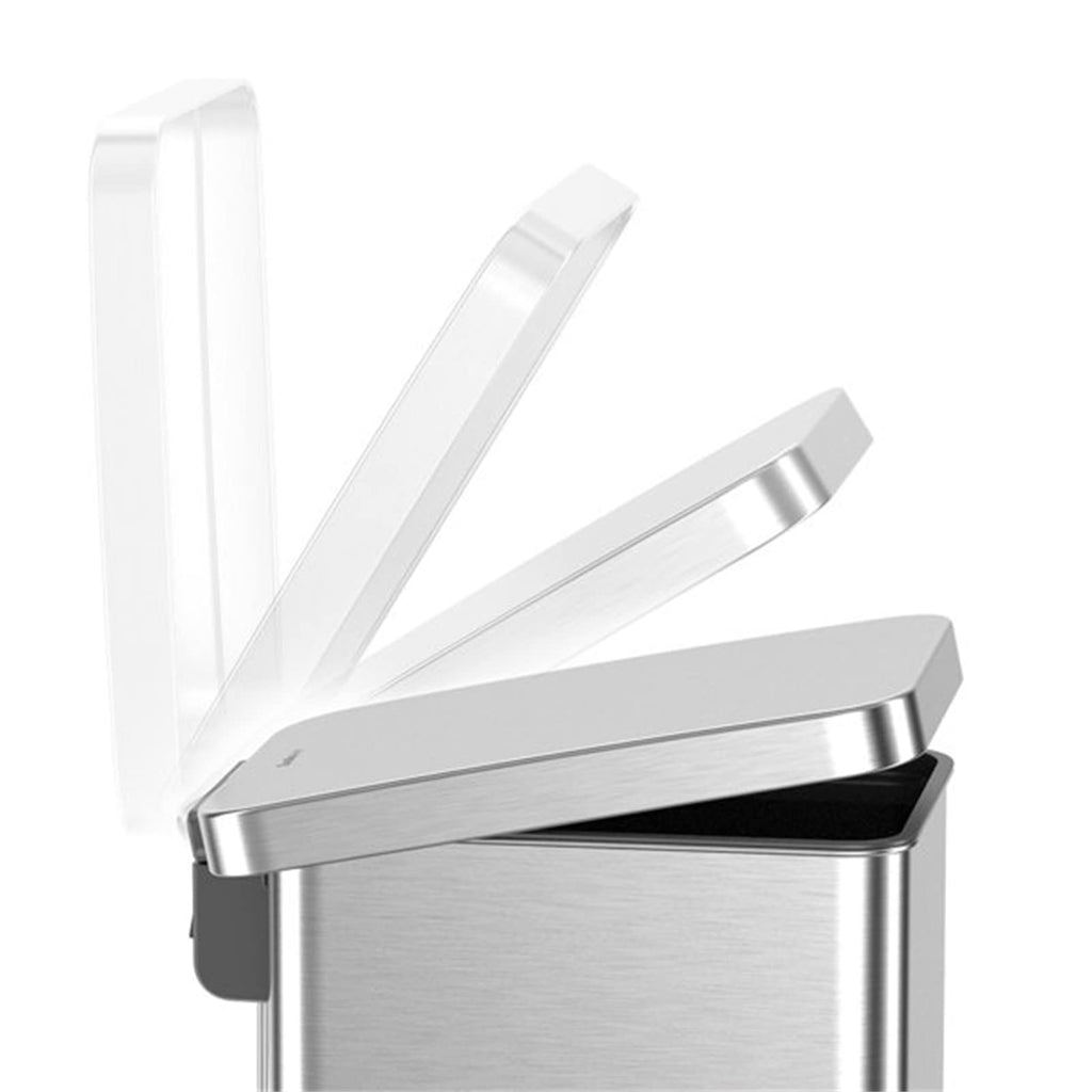 13.2 Gallon Stainless Steel Step On Trash Can M937
