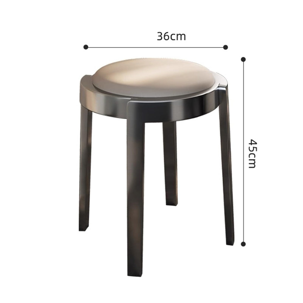 Round Stackable Stainless Steel Stools G77819