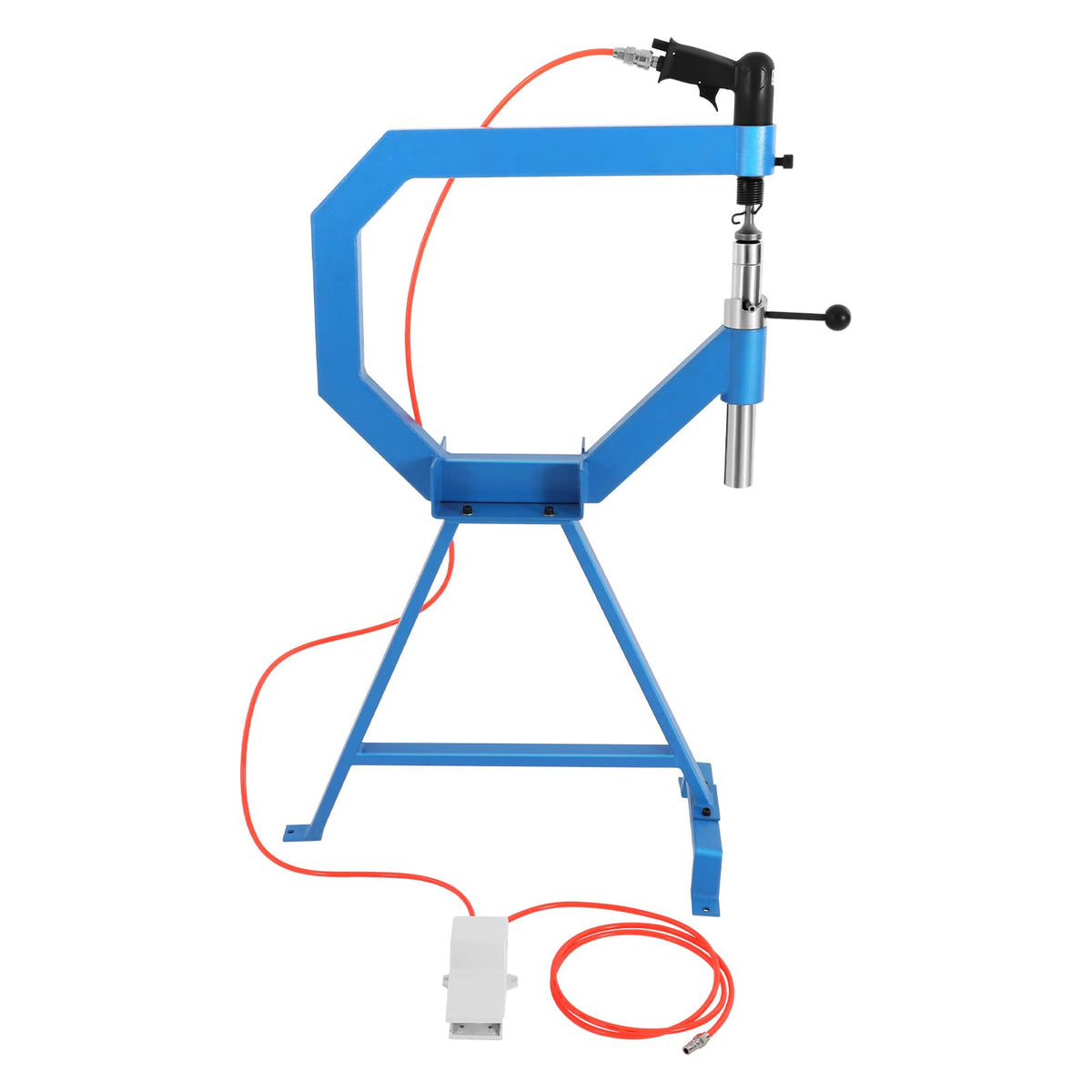 Pneumatic Planishing Hammer with Steel Frame Stand and Foot Pedal M7099