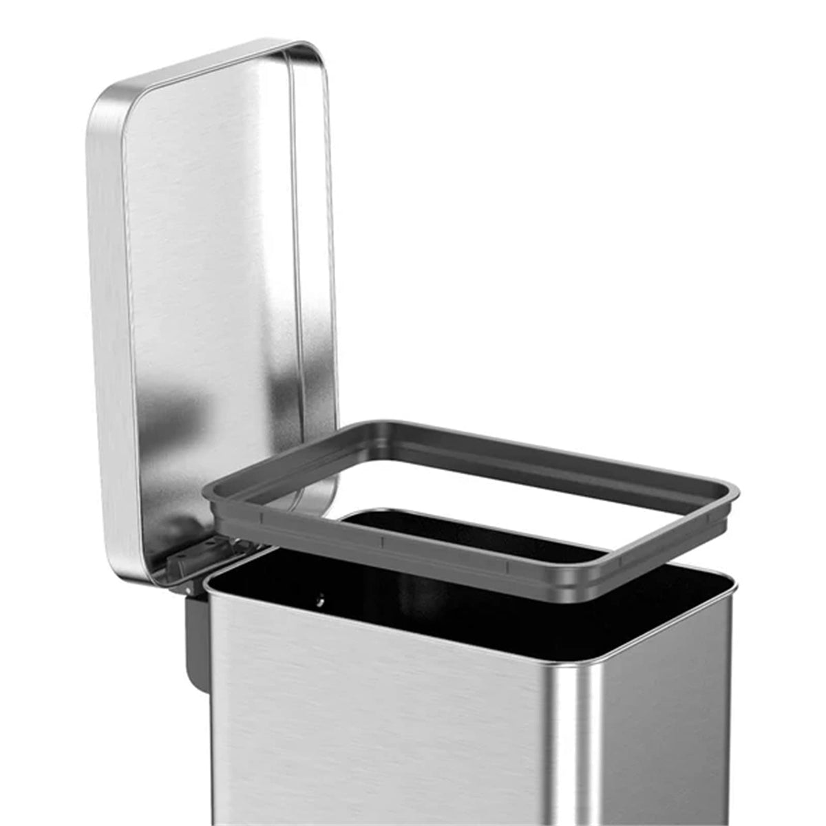 13.2 Gallon Stainless Steel Step On Trash Can M937