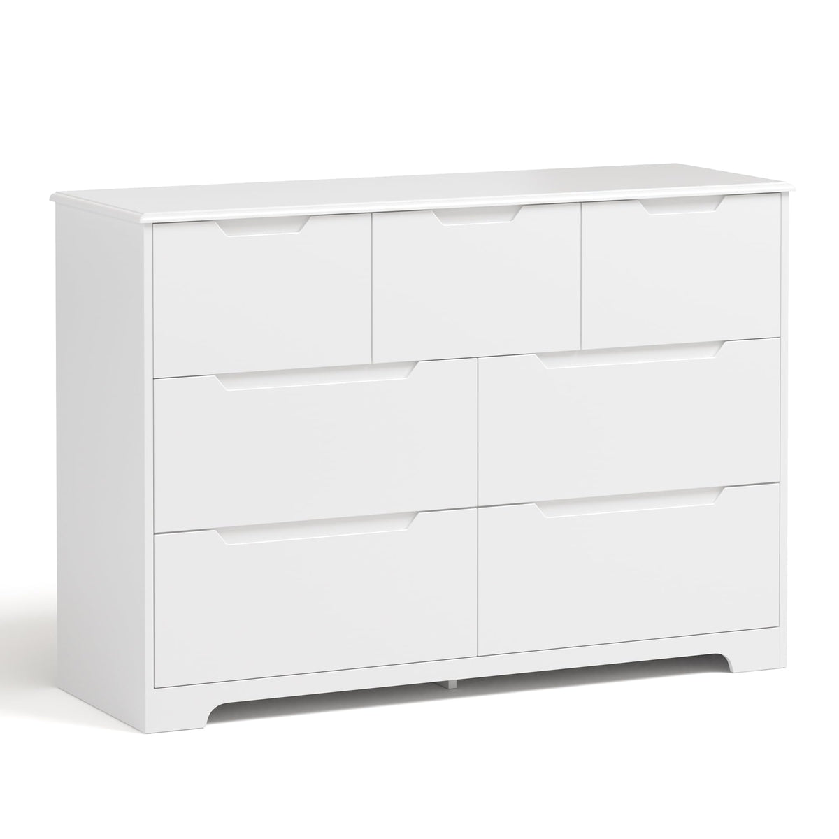 White 7 Drawer Dresser U38634