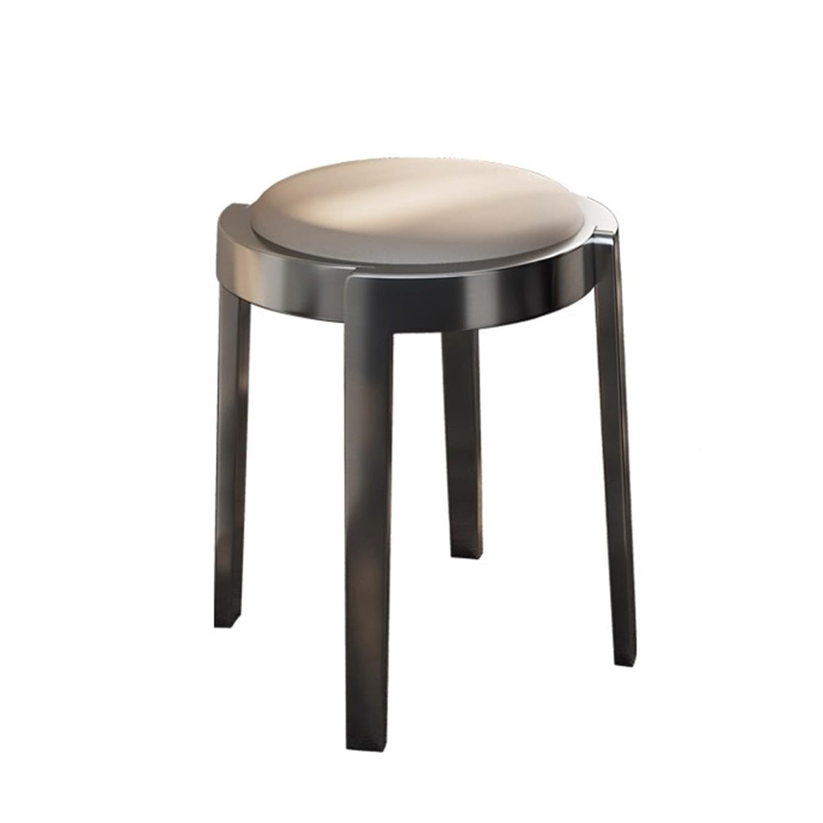 Round Stackable Stainless Steel Stools G77819