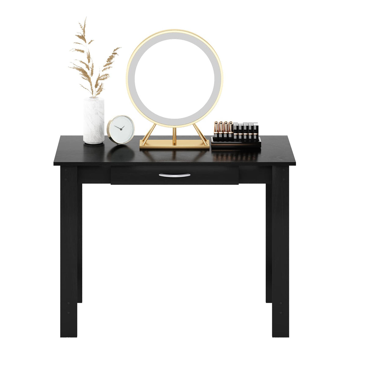 Black Writing Desk with Drawer C376067