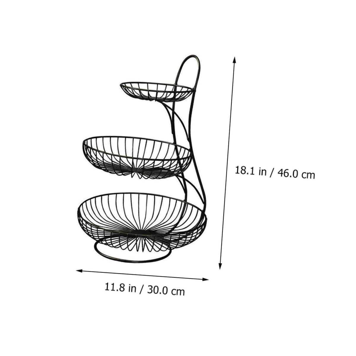3-Tier Iron Basket K32428