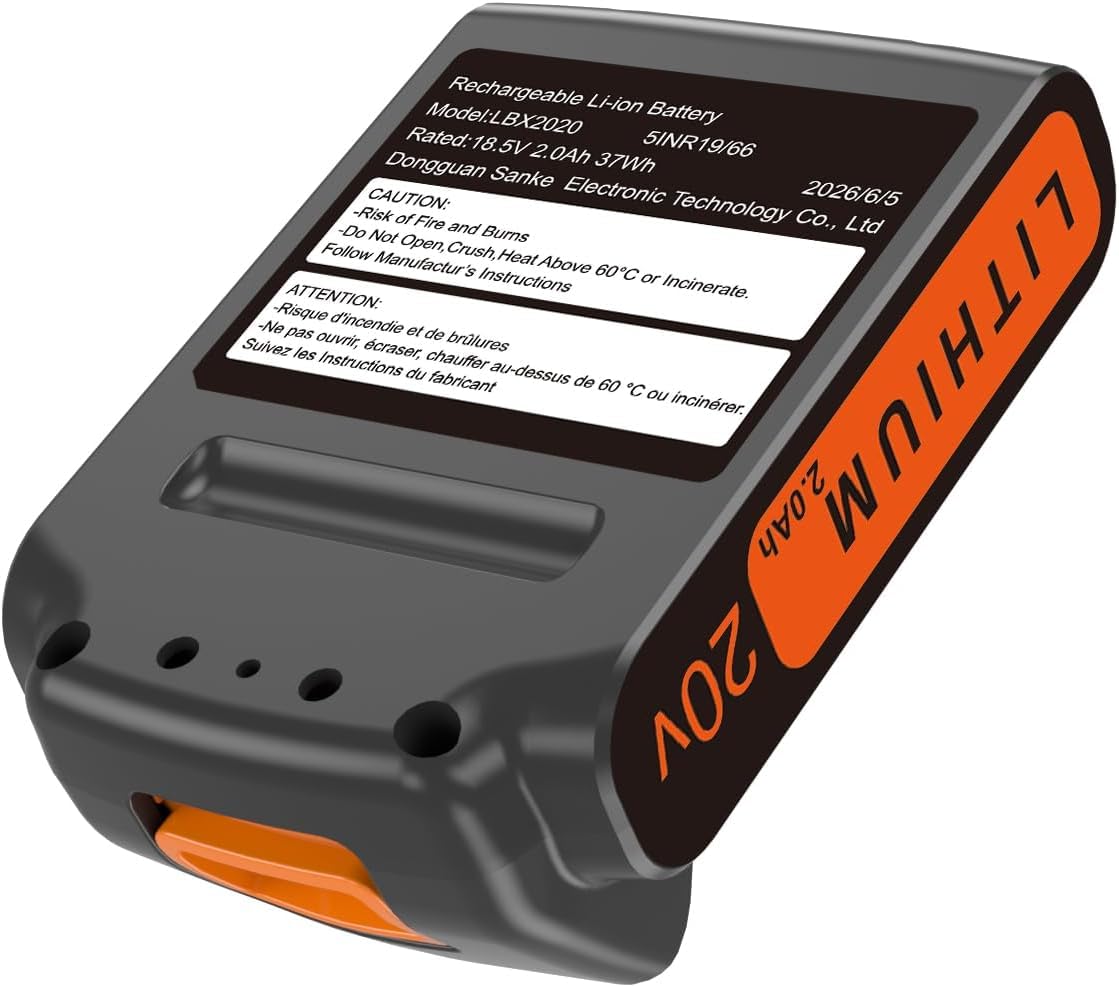 20 Volt 2.0AH Lithium-Ion Battery Replacement V2180