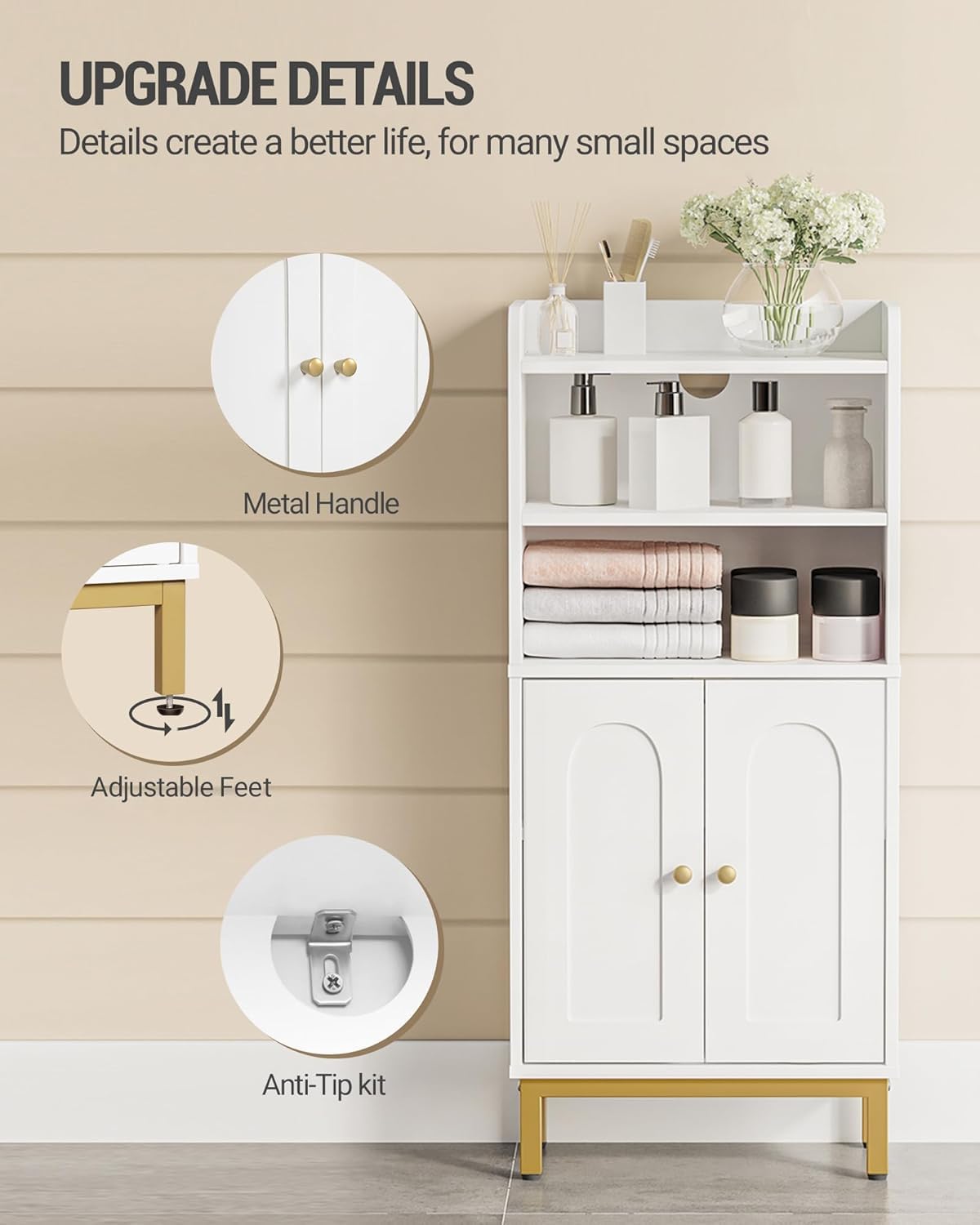 Bathroom Storage Cabinet with 2 Door L1540