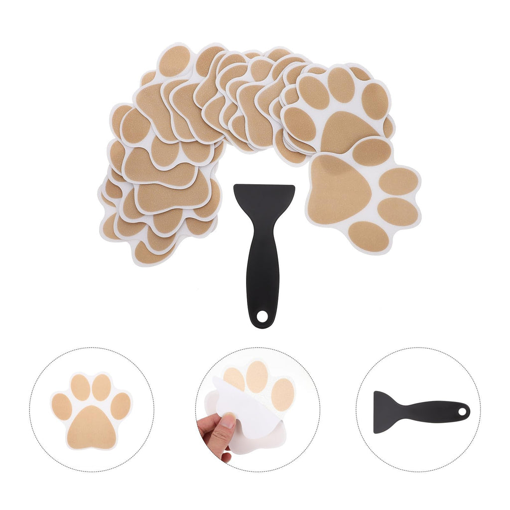 Dog Paw Non Slip Bathtub Stickers with Scraper R775920