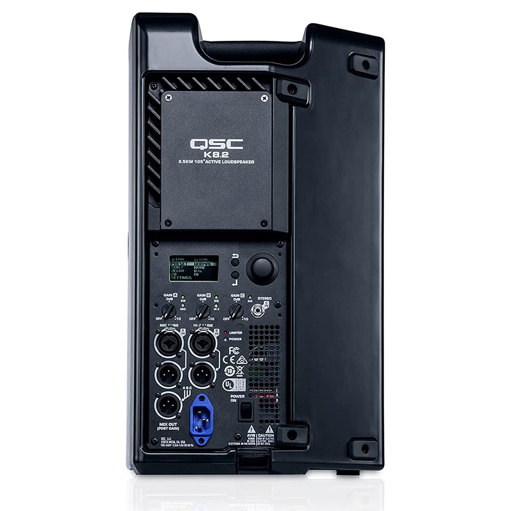 8" 2000W Powered Portable PA Speaker Pair X96954