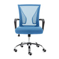 Black Blue Ergonomic Mesh Office Chair D665
