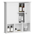 Wall Mounted White Medicine Cabinet with Adjustable Shelf E177882