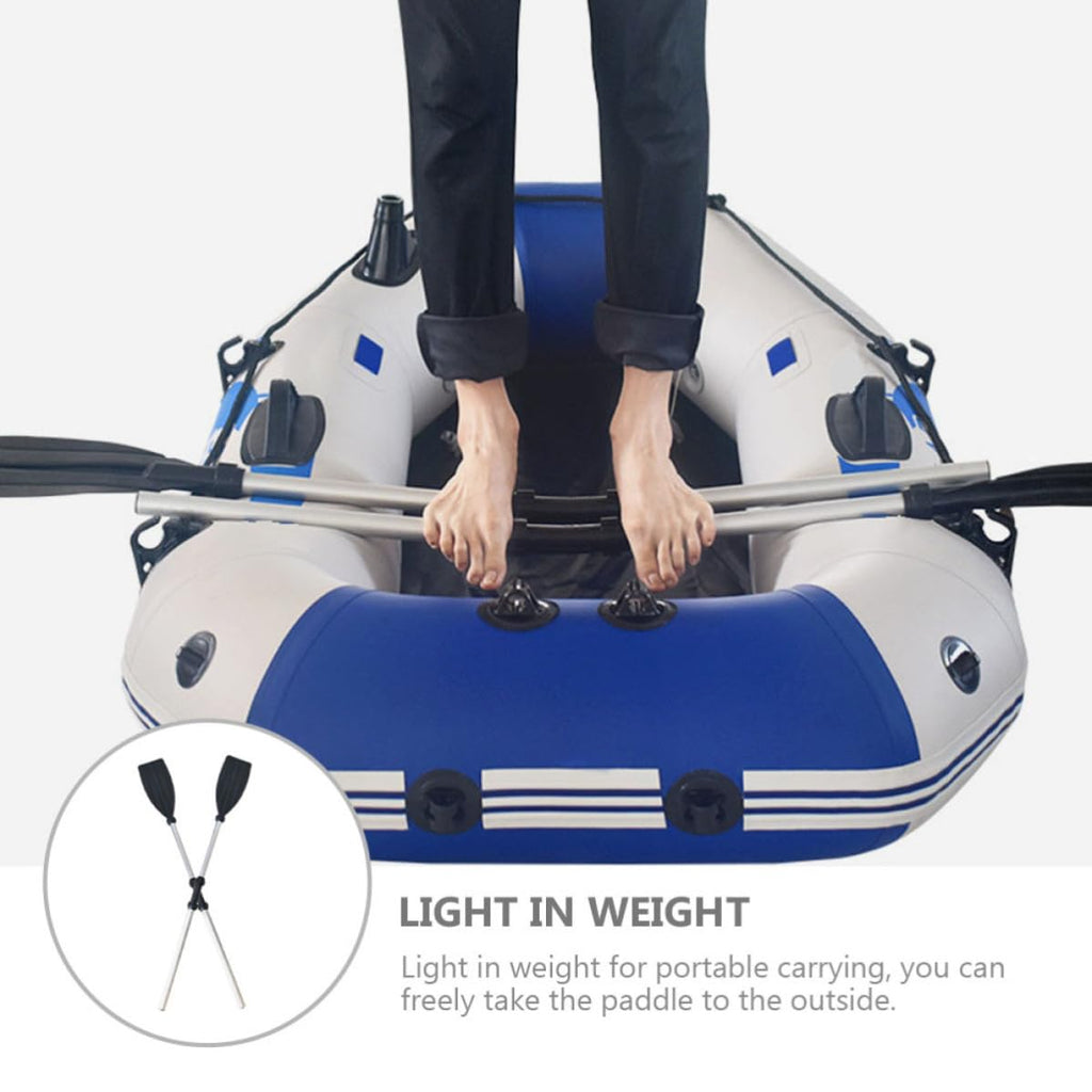 2pcs Telescopic Aluminum Alloy Adjustable Kayak Paddles D94073
