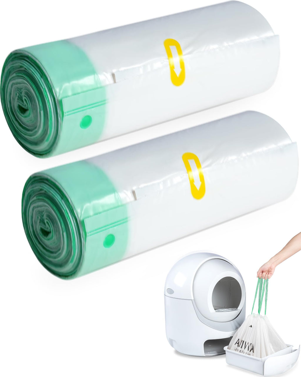 Automatic Litter Box Bags 40 Count Q354