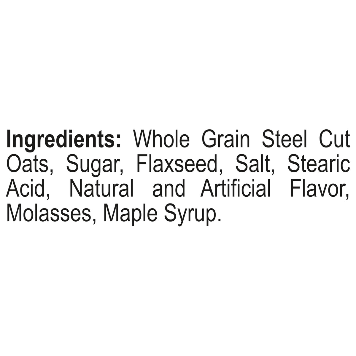Steel Cut Maple & Brown Sugar Oatmeal 15.1 oz 6 Pack O446