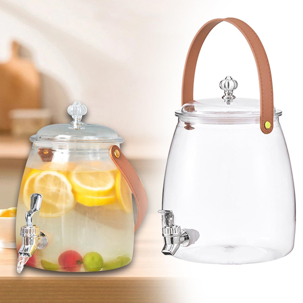 5L Beverage Dispenser Juice Jug with Spigot and Filtering Cold Water Pitcher F11173