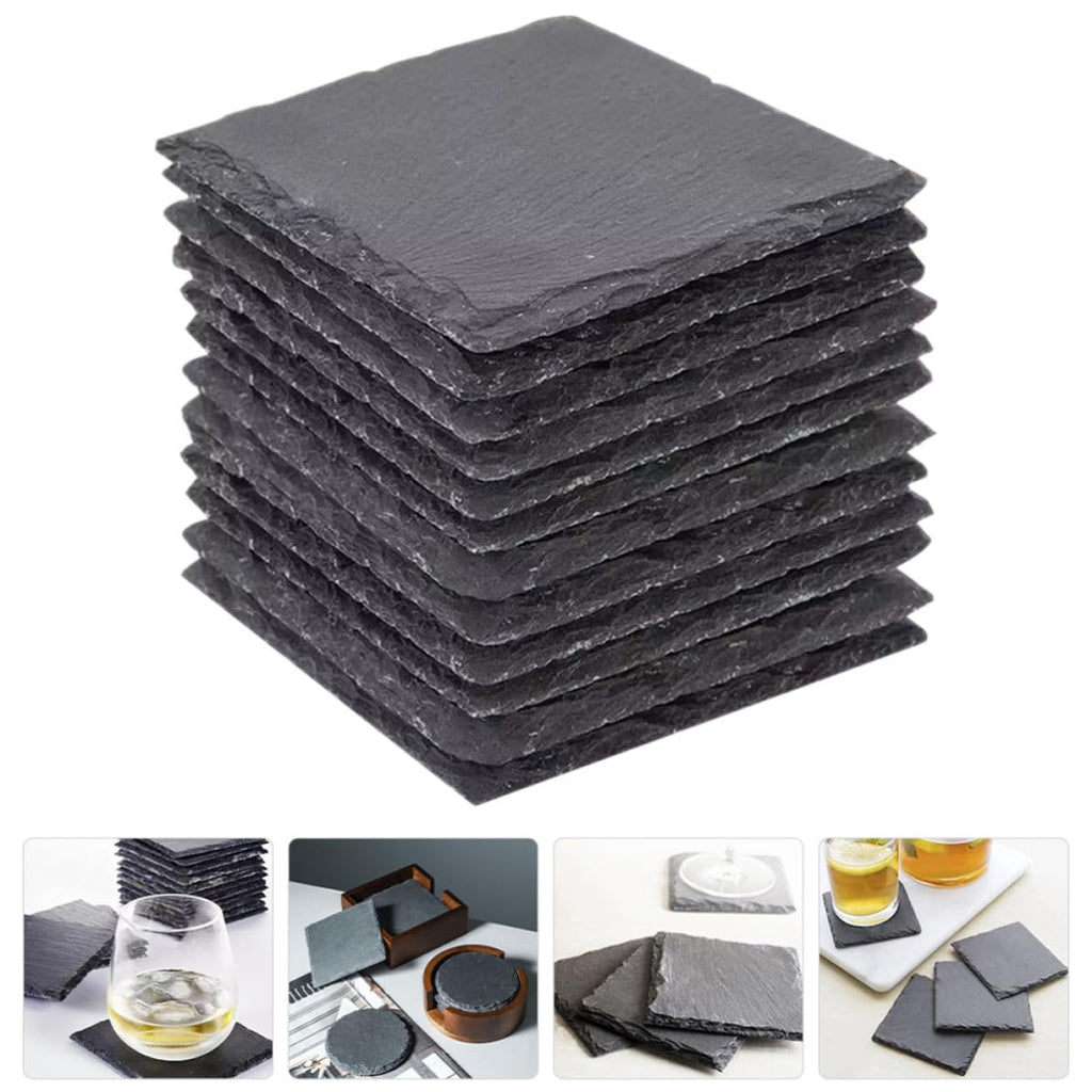 Natural Stone Drink Coasters Set V623740