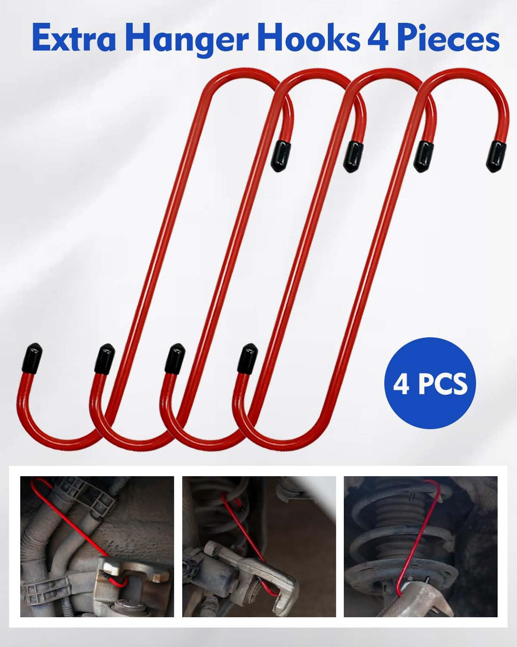 Brake Caliper Compression Tool with 2PCS Large Plates and 4 Hanger Hooks R288