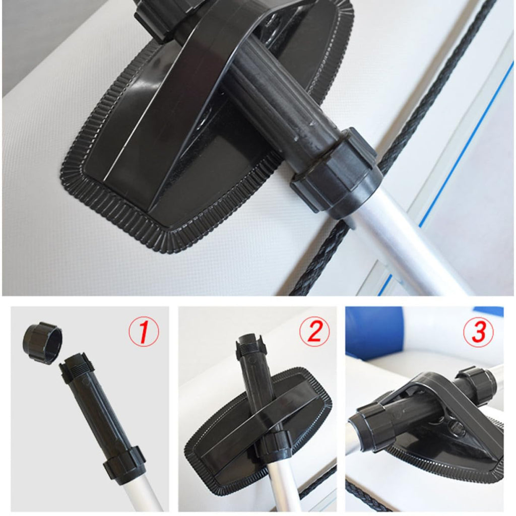 2pcs Telescopic Aluminum Alloy Adjustable Kayak Paddles D94073