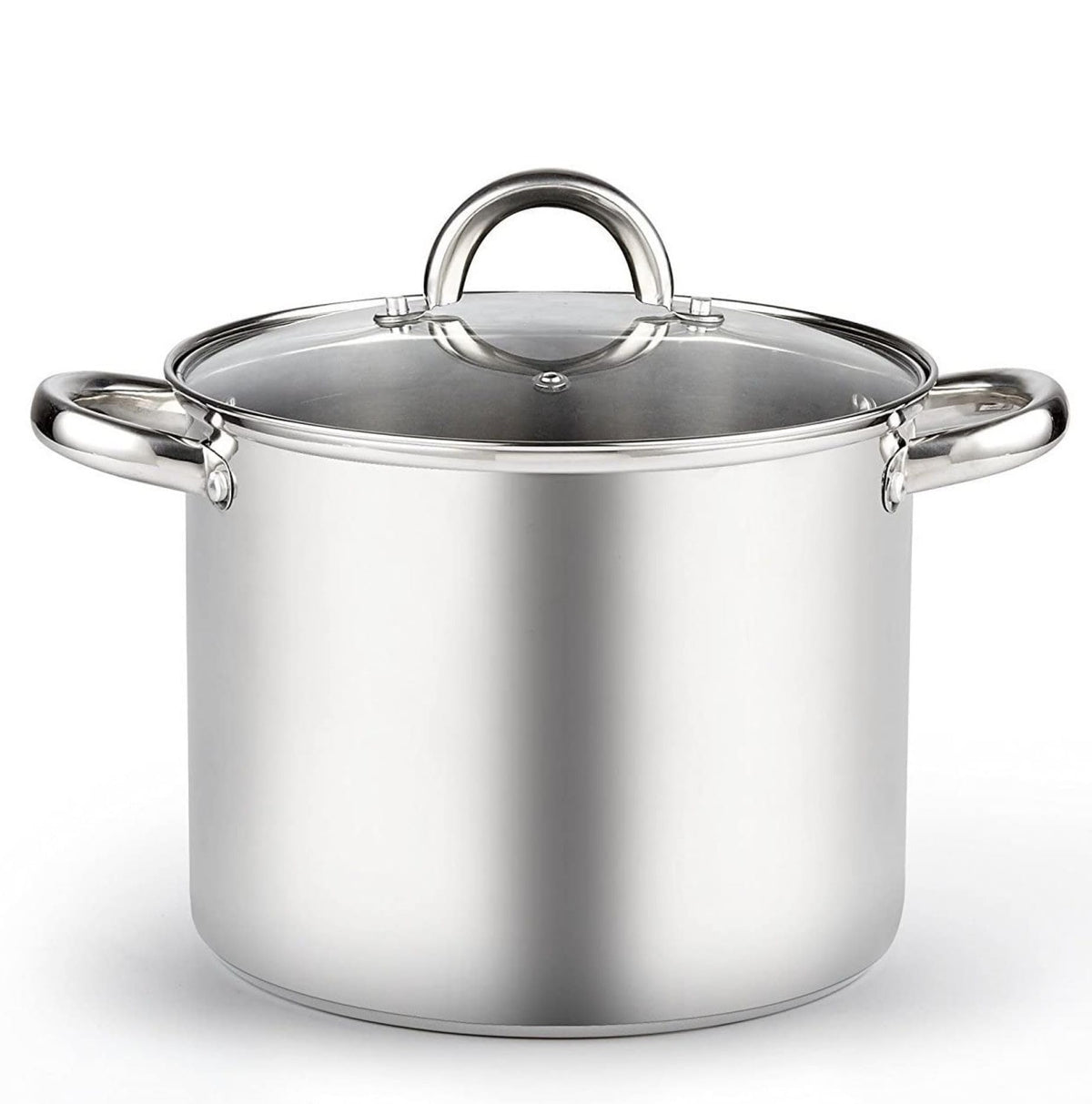8 Quart Stainless Steel Stock Pot with Lid W1811