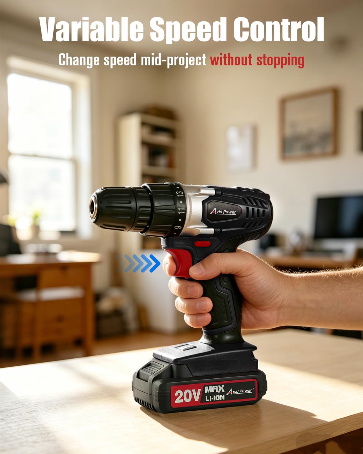 20V Cordless Electric Drill Set V501