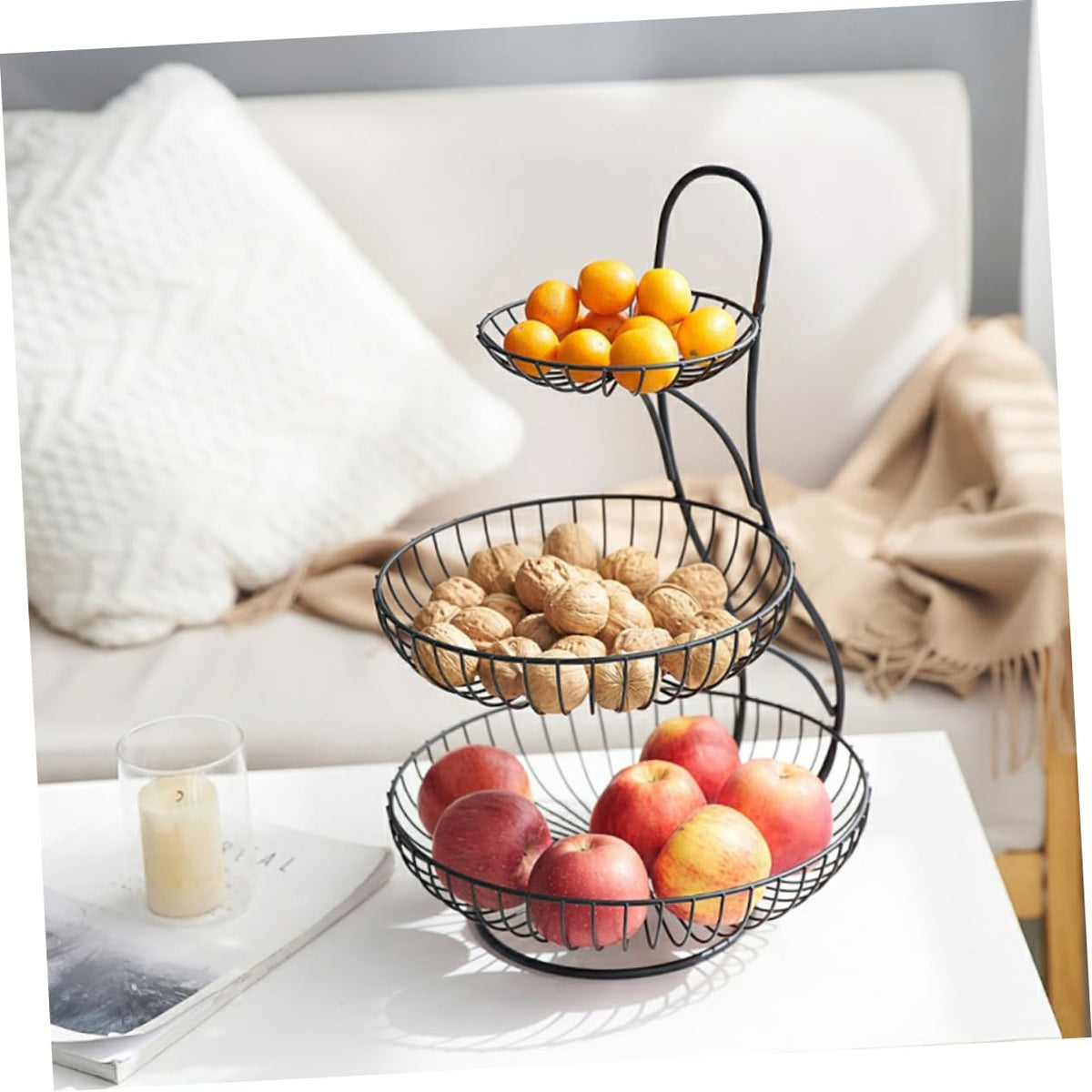 3-Tier Iron Basket K32428