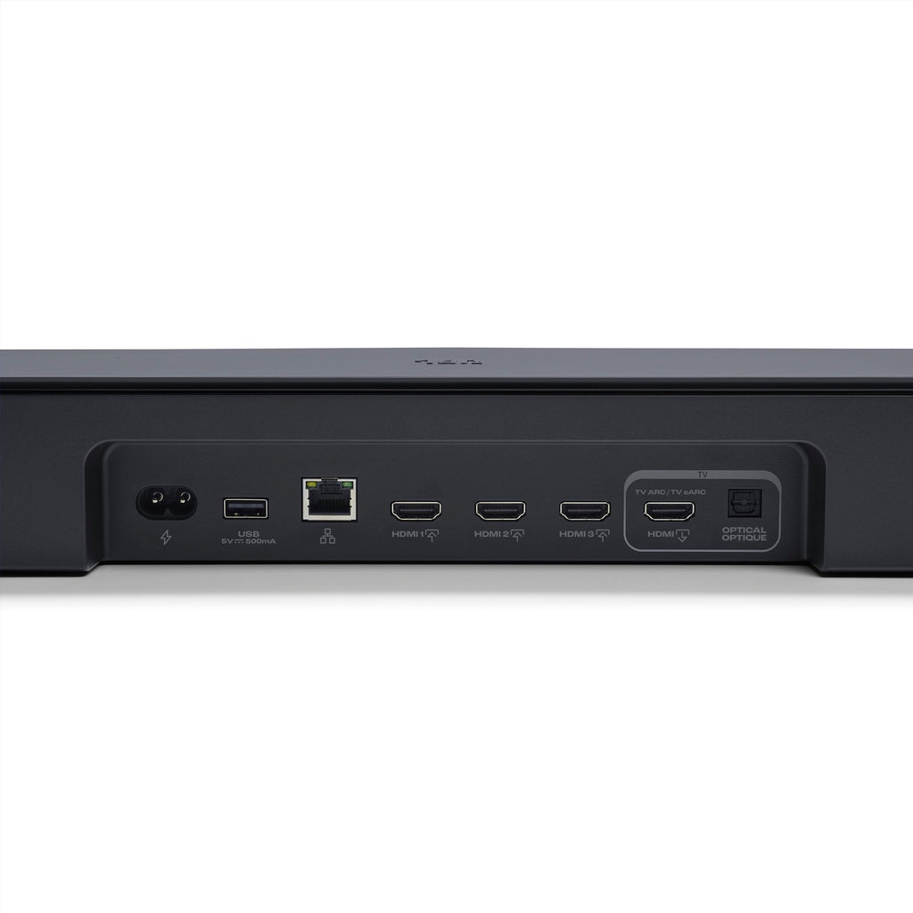 Black Dolby Atmos Soundbar with Detachable Speakers P255
