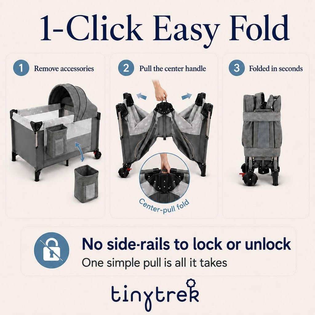 3-in-1 Baby Travel Playard with Changing Table A755464