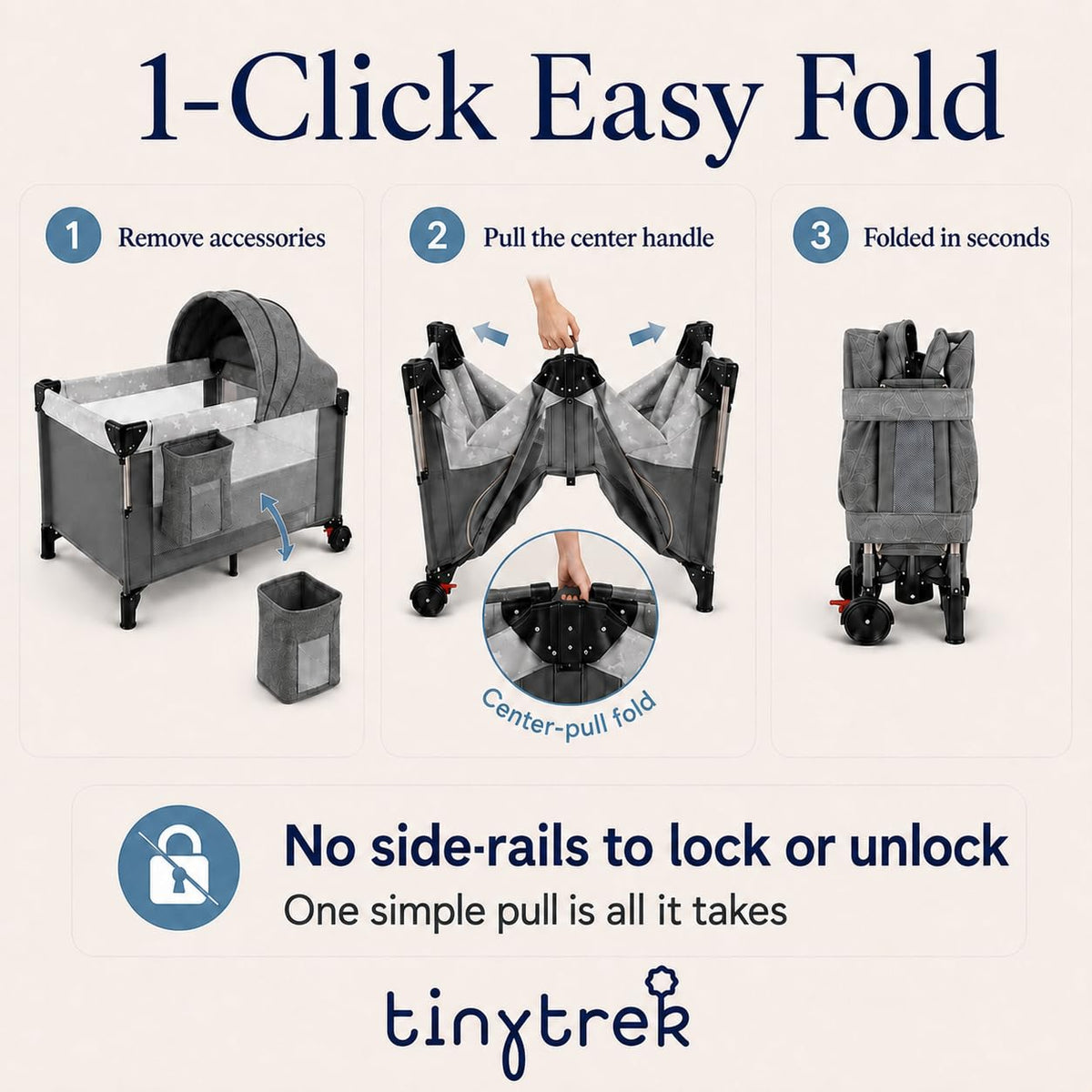3-in-1 Baby Travel Playard with Changing Table A755464