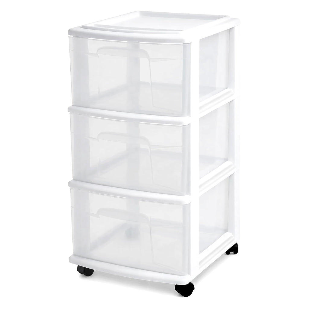3-Tier Storage Cart with Removable Wheels F61476