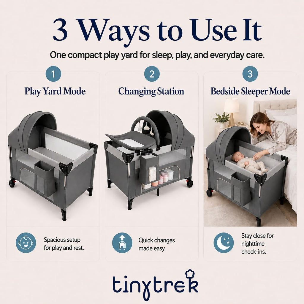 3-in-1 Baby Travel Playard with Changing Table A755464