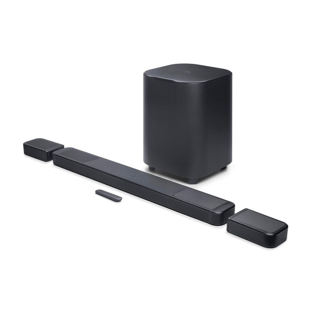Black Dolby Atmos Soundbar with Detachable Speakers P255