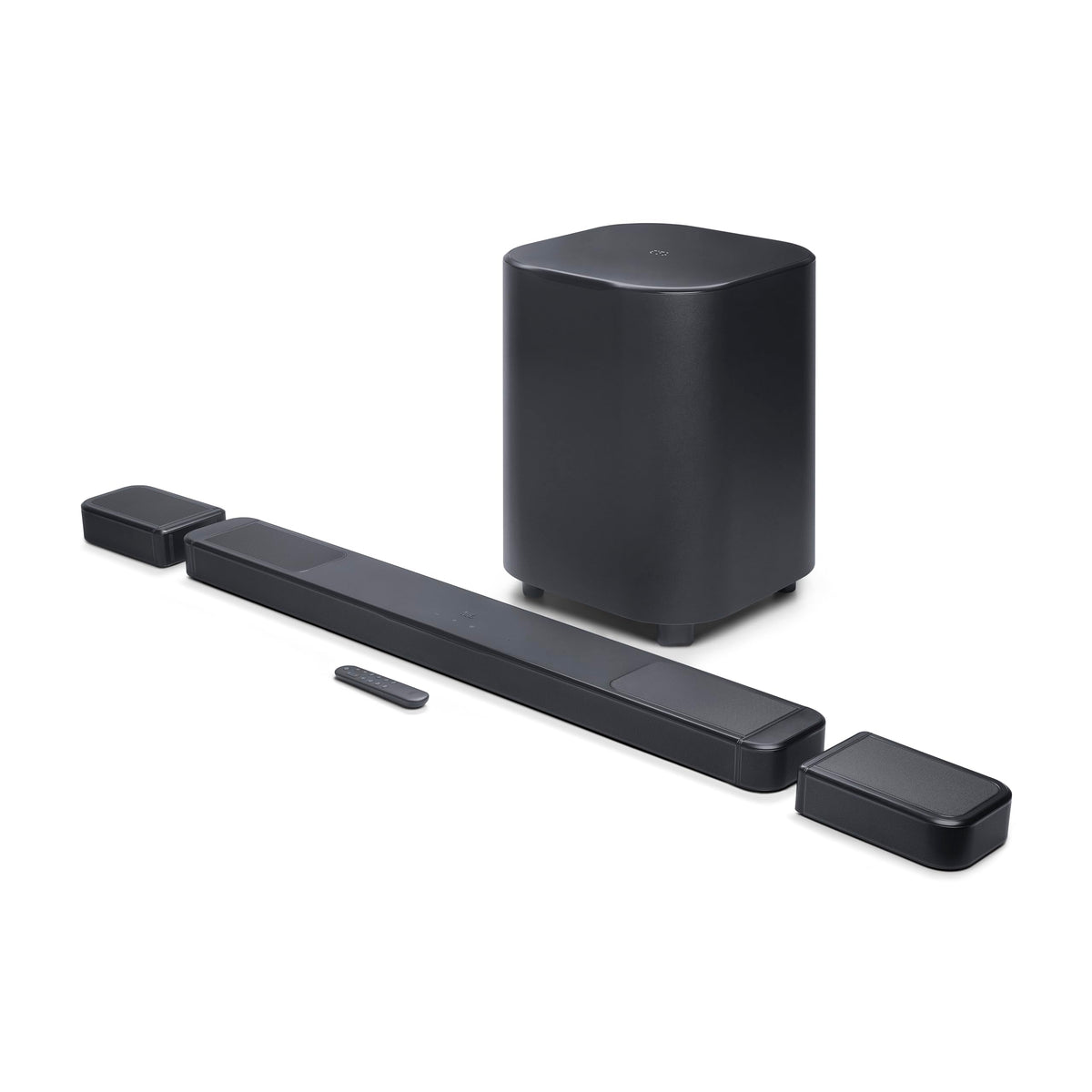 Black Dolby Atmos Soundbar with Detachable Speakers P255