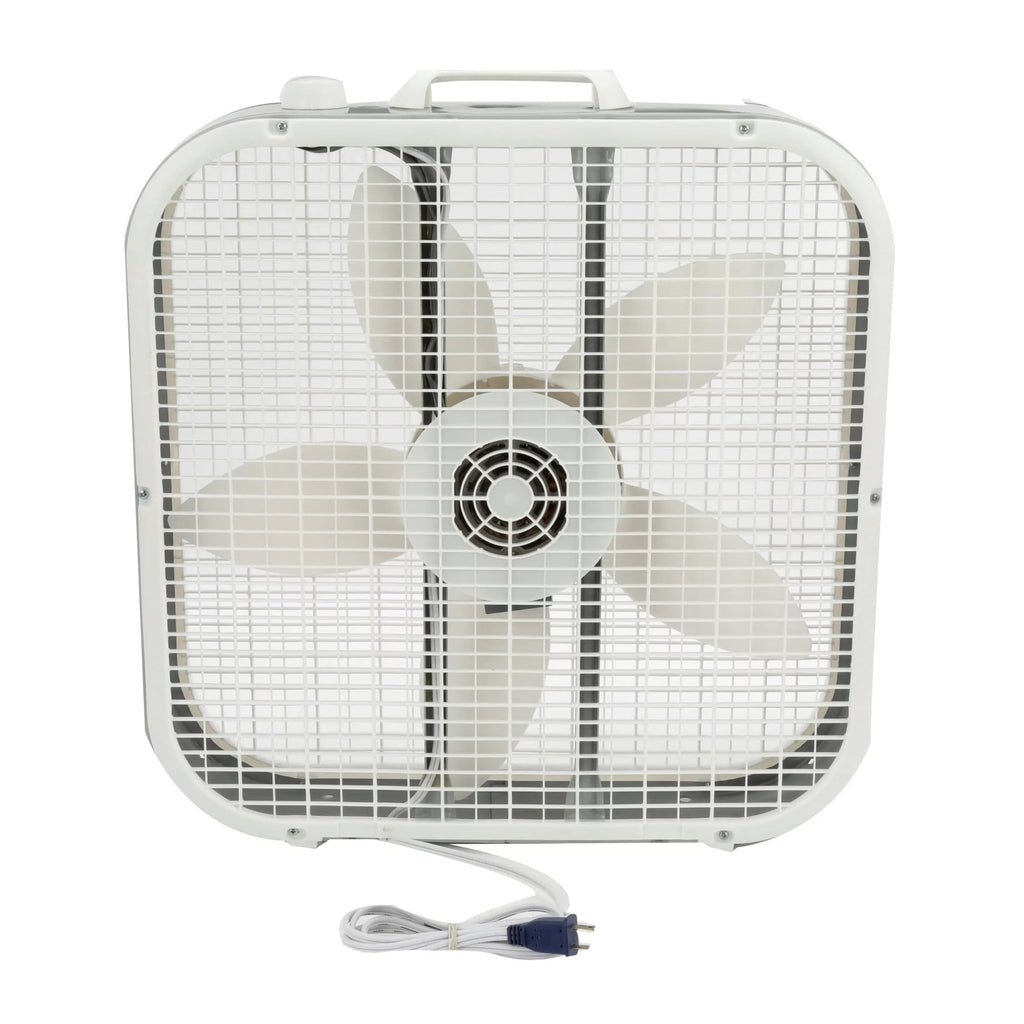 20 Inch White Box Fan V855863