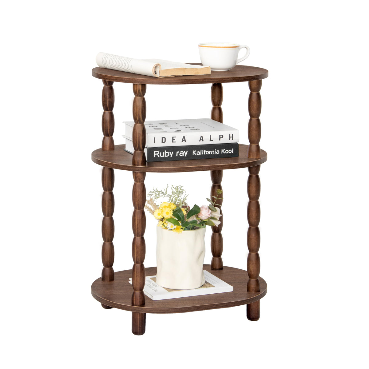 3-Tier Oval Side Table S479303