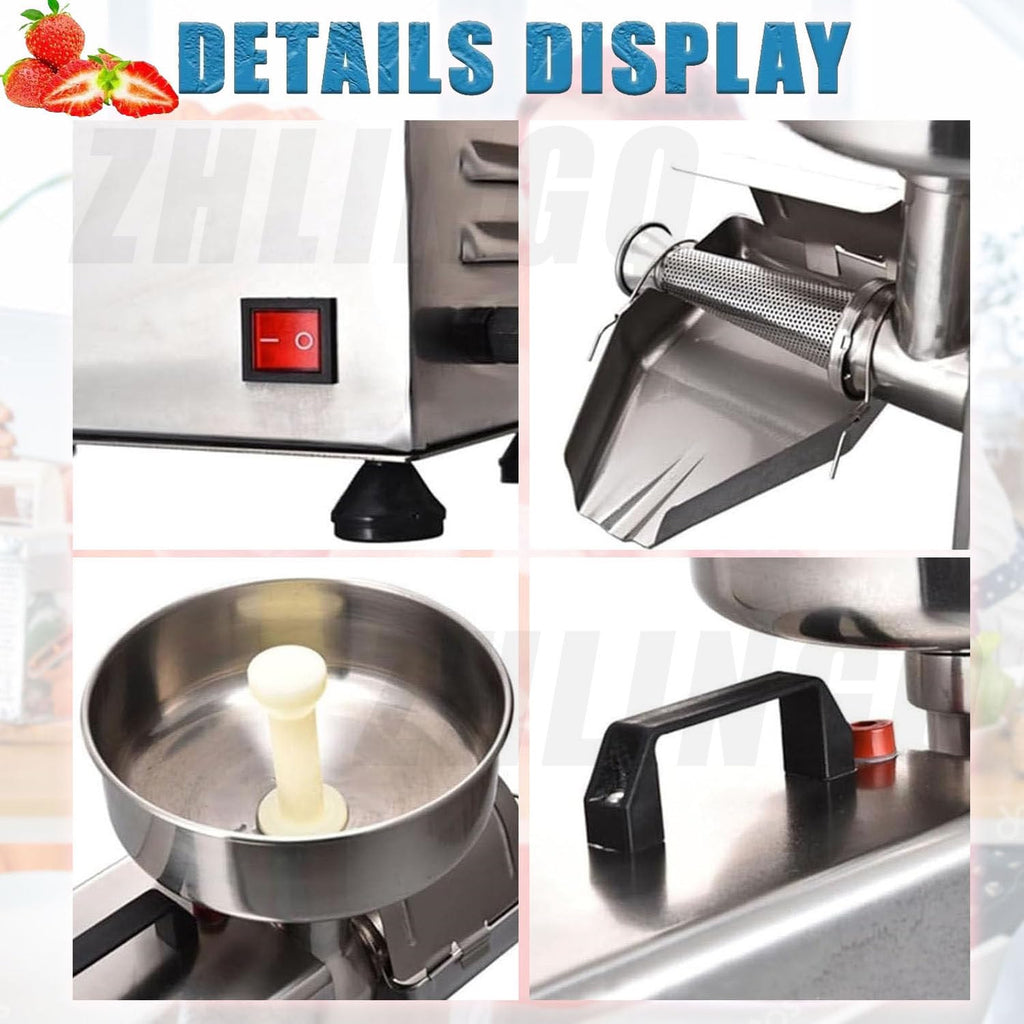 Commercial Electric Stainless Steel Tomato Strainer 150kg/h L936170