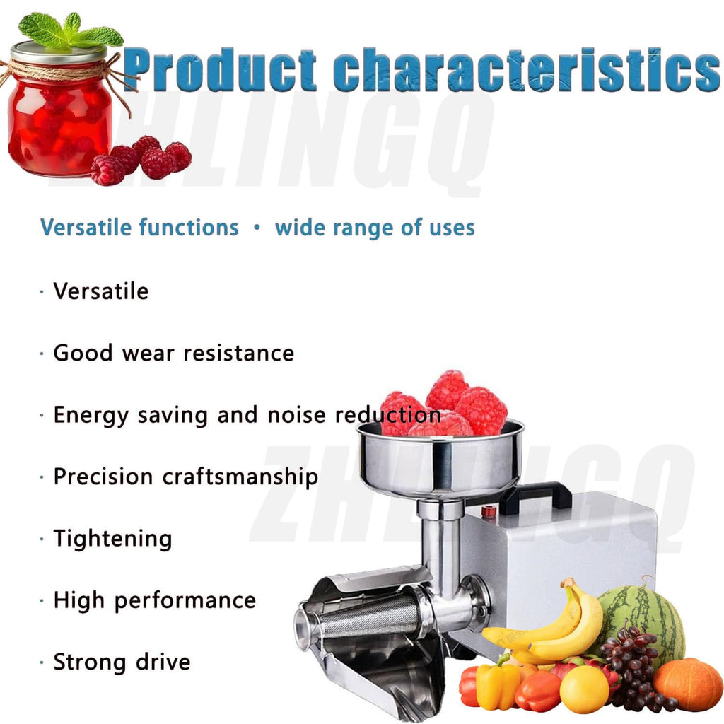 Commercial Electric Stainless Steel Tomato Strainer 150kg/h L936170