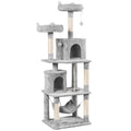 Tall Cat Tree with Condo Scratching Post D406694