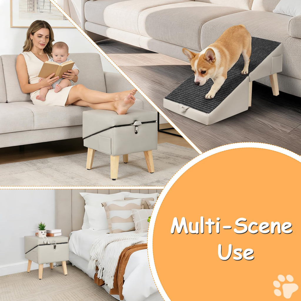 Gray Foldable Dog Ramp S973824