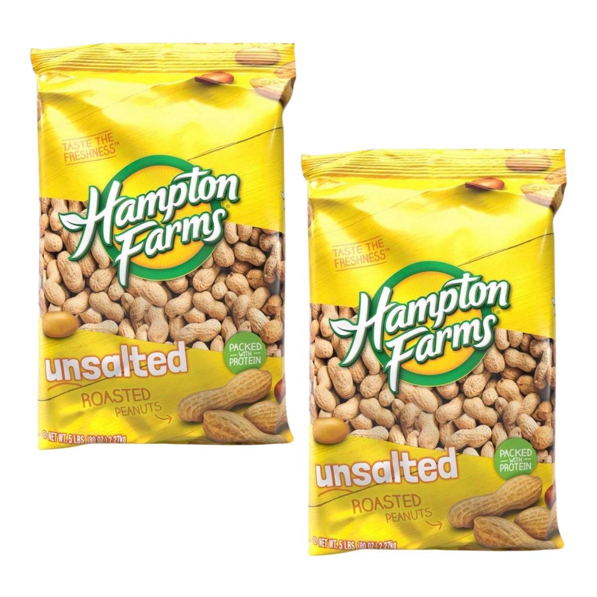 Unsalted In-Shell Peanuts 5 lb Bag Pack of 2 W944731