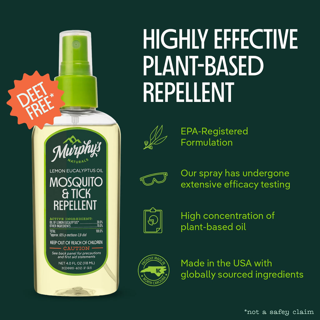Mosquito & Tick Bug Repellent Spray 4 fl oz Pack of 2 I80074