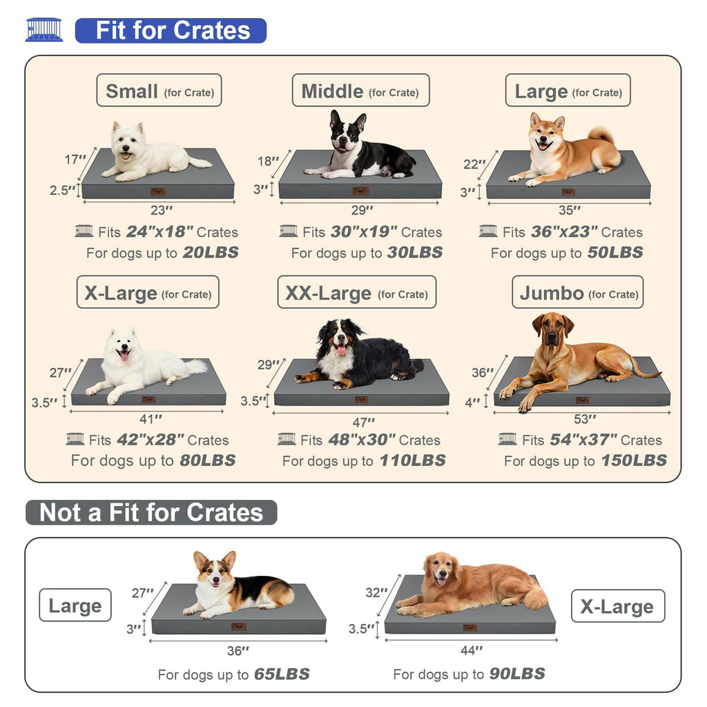 Waterproof Orthopedic Dog Bed X944041