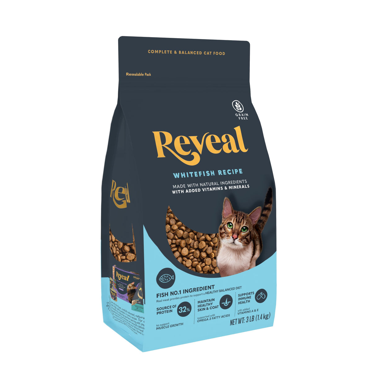 Grain Free Dry Cat Food 3 lb Bag T838337