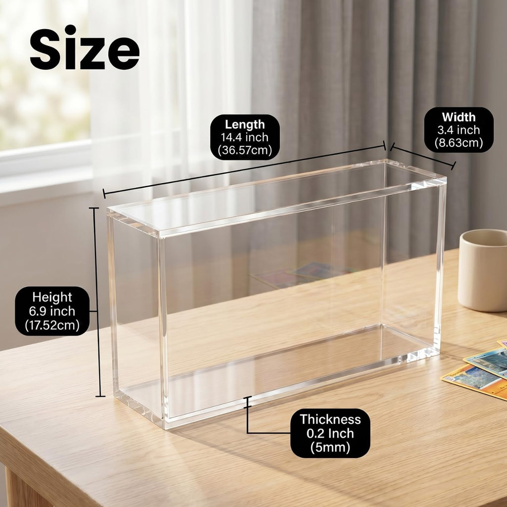 1 Pack Stackable Waterproof Scratch-resistant Acrylic Case S79978