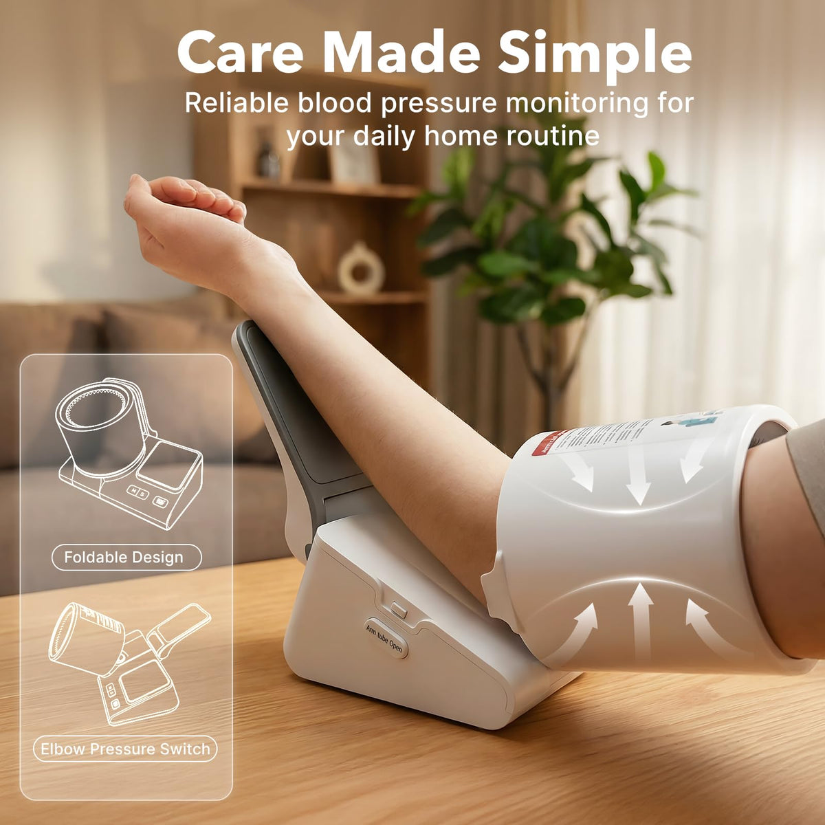 Upper Arm Blood Pressure Monitor One-Touch 2 Users Z788