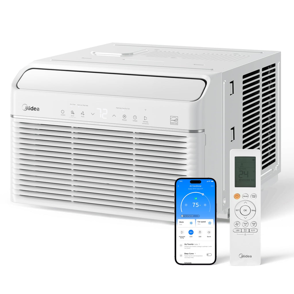 12,000 BTU Smart Inverter Air Conditioner with Heat and Dehumidifier U780076