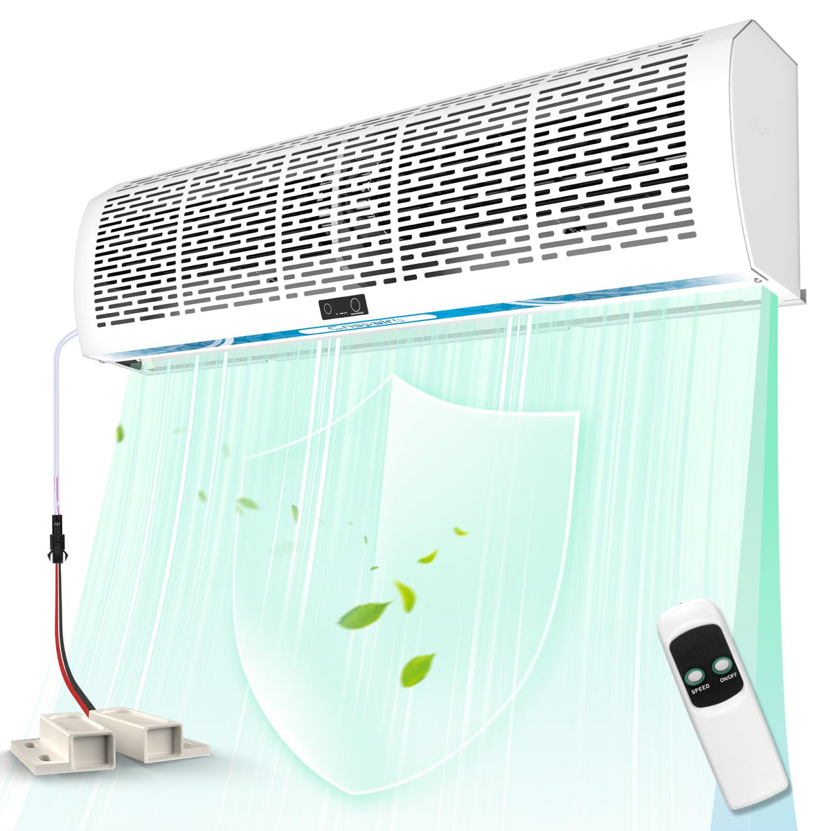 36 Inch Wall Mounted Air Curtain Fan J435