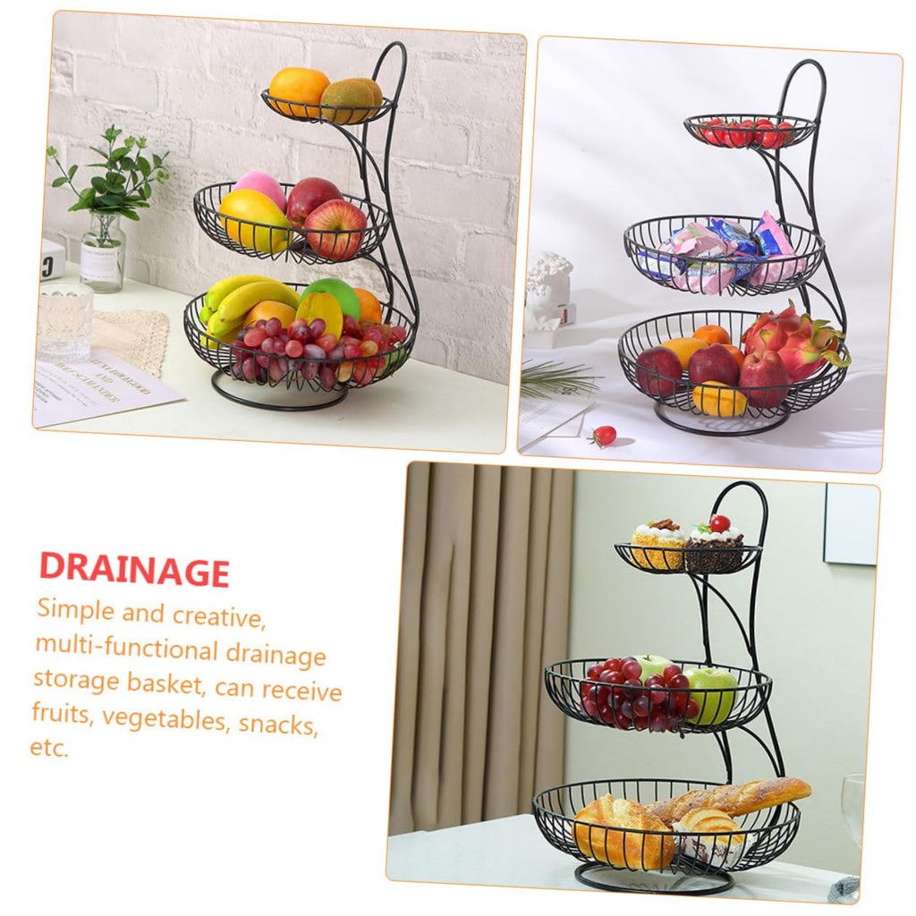 3-Tier Iron Basket K32428