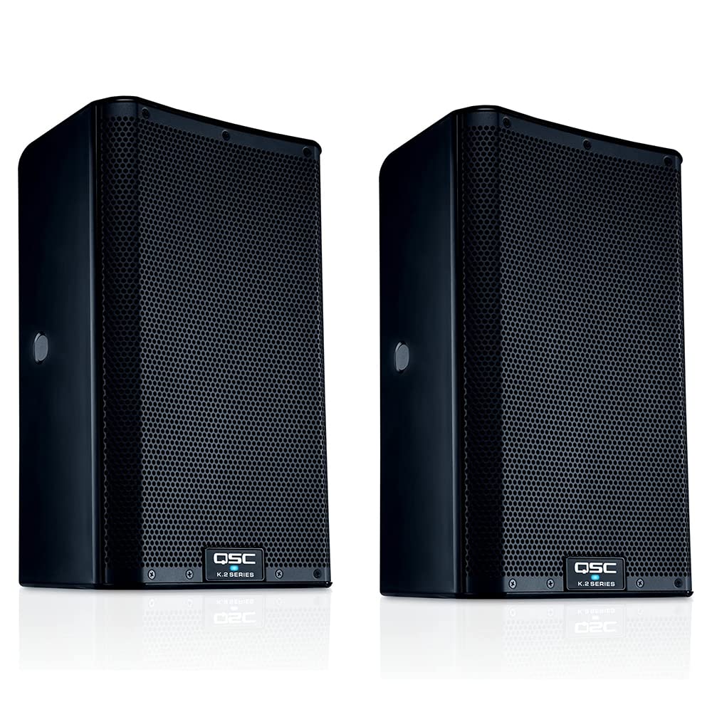 8" 2000W Powered Portable PA Speaker Pair X96954